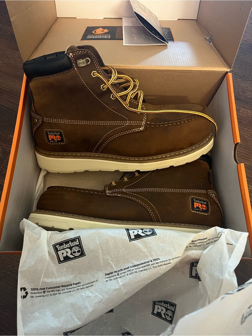 Timberland Pro Safety Toe Work Boots - Size 11 - New In Box